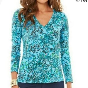 Lilly Pulitzer Escapades In The Everglades Long Sleeve Top